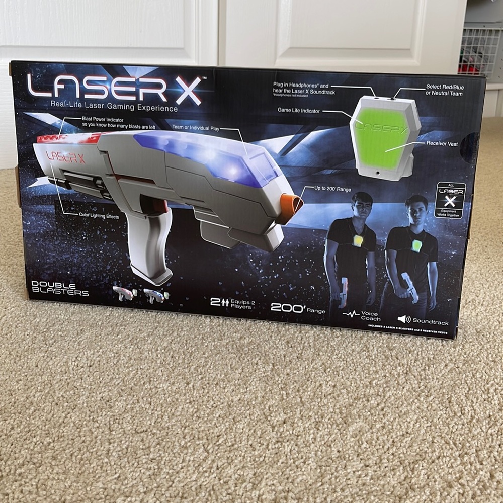 Laser X Real life Laser gaming Experience double blasters